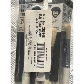 Bob Ross - Martin/F. Weber Wildlife 3/4” Bristle Brush - Pack of 6