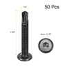 uxcell Hex Socket Self Tapping Screws, 1/4 x 1-5/8" 410