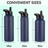 DOMICARE 40 oz Insulated Water Bottle Bulk, Vacuum Insulated Stainless