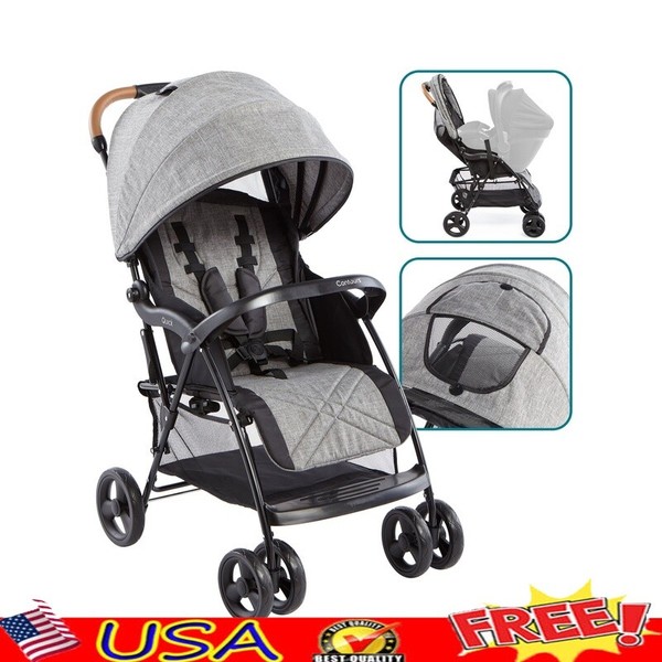 Lightweight Travel Stroller Compact Newborn Car Seat Adapter Easy One