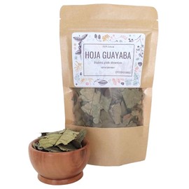 Pasión Orgánica - HOJA DE GUAYABA ORGÁNICA deshidratado té infusión tisana CALIDAD PREMIUM - Hoja guayaba