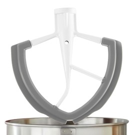 Flex Edge Beater for KitchenAid 6 QT Bowl-Lift Stand Mixers Kitchen Accessories and Attachments Paddle with Scraper for Kitchen Aid Mixer Accessories Beater Blade 6 Quart