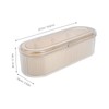 Gatuida Makeup Sponge Case with Lid Compartment Makeup Organizer for
