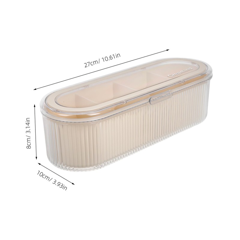 Gatuida Makeup Sponge Case with Lid Compartment Makeup Organizer for