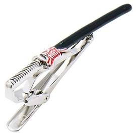 SWANK T0098 Japanese Sword Black Tie Clip, Tie Bar, Brass