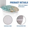 Flashideas Starfish Shell Toilet Lid Cover Soft Plush Seat Bathroom