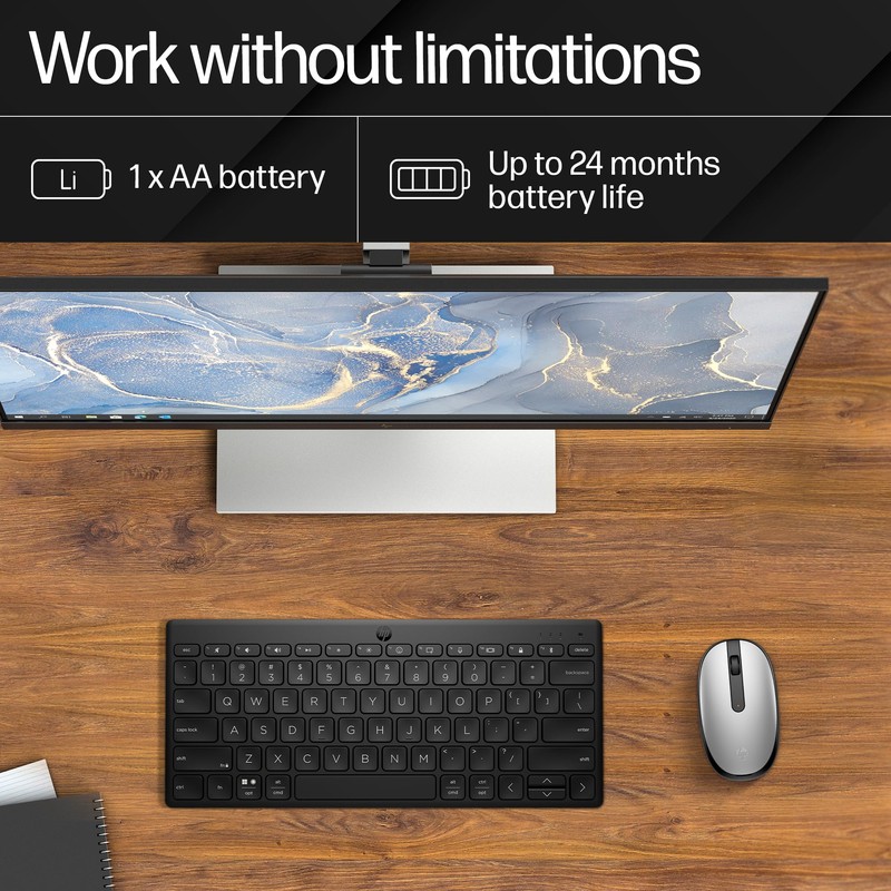 HP Wireless Mouse Bluetooth Wireless Wireless HP 240 Silver (Model