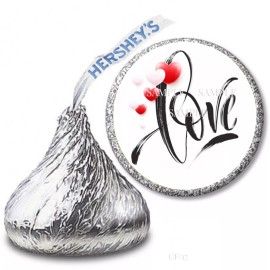Unbranded Love Hearts Candy Wedding Favors Hershey Kiss Valentine Hearts Candy Wrappers