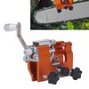 Portable Crank Chainsaw Sharpening Jig Stainless Steel Chainsaw Tooth Blade