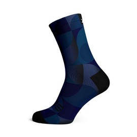 Sox Solid Navy Crew Socks (Large)
