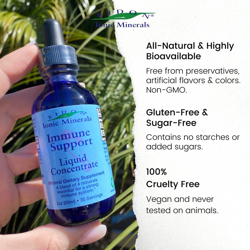 Eidon Immune Support Supplement Liquid Concentrate - Immune Booster Mineral