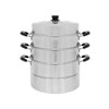 Concord 4 Tier Stainless Steel Steamer Cookware Pot (26 CM)
