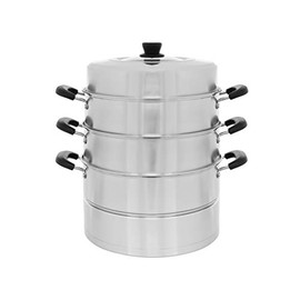 Concord 4 Tier Stainless Steel Steamer Cookware Pot (26 CM)