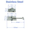 Dsnaduo Polished Stainless Steel 4 Inches T Style Entry Door