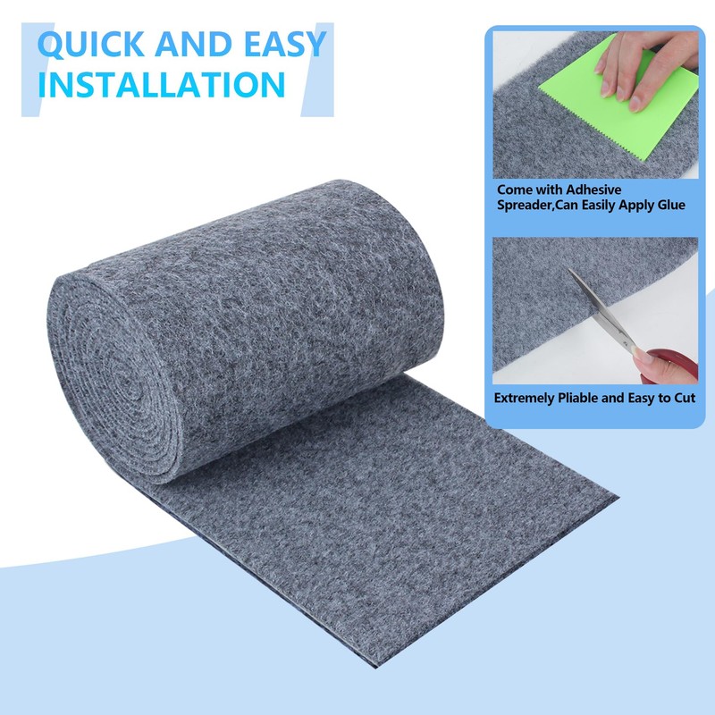 Boat Trailer Bunk Carpet, 20ft X 20in Bunk Carpet for
