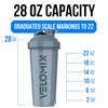 VELOMIX -4 PACK 28 Oz Protein Shaker Bottle for Protein