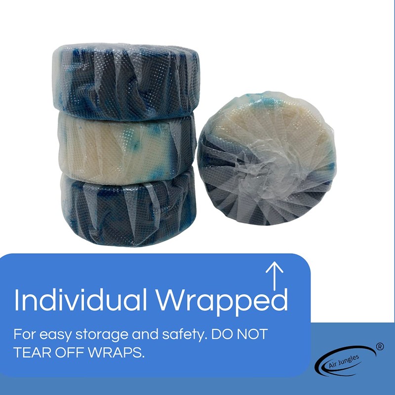 Air Jungles Automatic Toilet Bowl Cleaner Tablets (8 Count), Extra