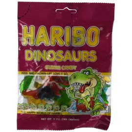 Haribo, Gummy Candy Dinosaurs, 1 Count