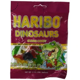 Haribo, Gummy Candy Dinosaurs, 1 Count