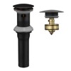 BWE Oil Rubbed Bronze One Piece Bathroom Vessel Sink Drain