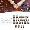 26 Shape Hollow Punch Cutter Set High Speed Steel Leather