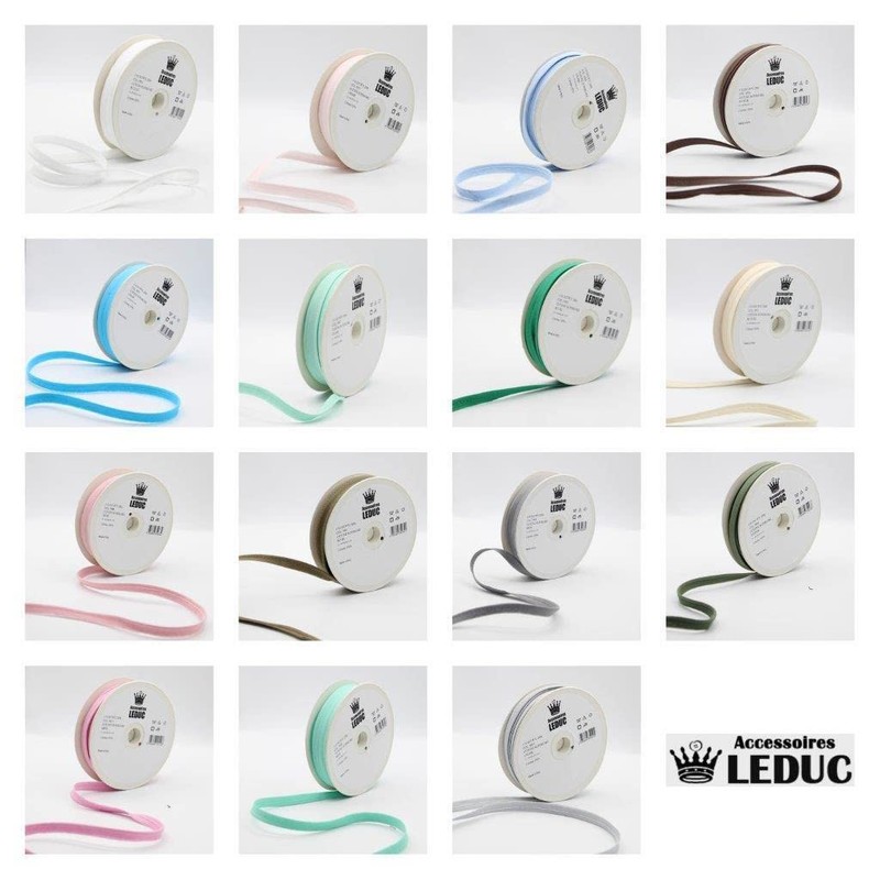 Leduc 20m Cotton Piping Tape 30 Colours for Sewing 10mm