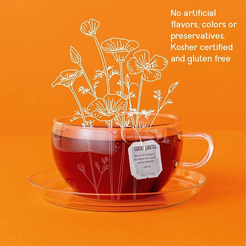 Good Earth Tea Sweet & Spicy Organic Caffeine Free Herbal
