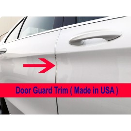 MyFrameAccessory 4pcs CHROME DOOR EDGE GUARD Flexible Protection Trim Molding for Lincoln 03-18