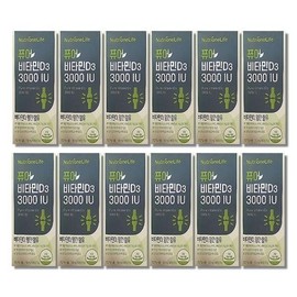 Nutri One Life [Half Club] Nutrione Pure Vitamin D3 3000IU 500mg x 60 tablets, 12 boxes / [하프클럽]뉴트리원 퓨어 비타민D3 3000IU 500mg x 60정 12박스