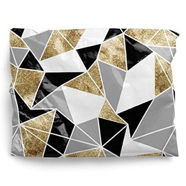 Always Earth Day 100 Poly Mailer 10x13 inches, 2.4 Mil Thickness, Mailing Bags, Mailing Envelopes, Waterproof, Self Sealing Adhesive, Opaque, Small Business Shipping Packaging, Geometric Design