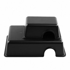 Reptile Hide Box, Small Animal Hideaway, Hides with Texture Help Peeling, for Snakes, Lizards, Leopard Gecko (S & M)