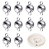 Pack of 10 Jewellery Magnetic Clasps, Silver Jewellery Clasp, Bracelet