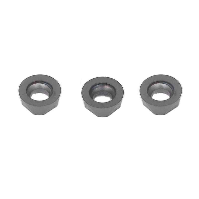 10PCS Black Coating Carbide Inserts Round CNC Turning Milling Inserts