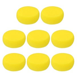 PATIKIL Paint Sponges for Painting, 8 Pack Round Painting Sponge Foam Brush Artist Sponge Watercolor Painting Tools for Crafts Arts, Yellow