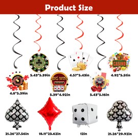 Casino Poker Theme Party Decorations Casino Birthday