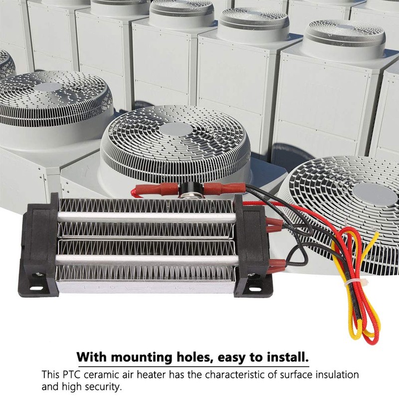 LiebeWH Ceramic Air Heater, 500W 110V Thermostatic Heating Element for
