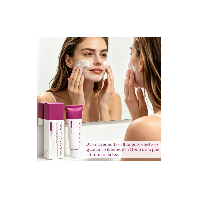 2PCS Ar - butina Crema Faciales,Textura ligera, Absorción rápida