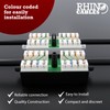 rhinocables RJ45 Cat 5 Gigabit Inline Punchdown Krone Coupler Joiner