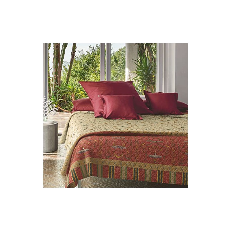 Bassetti Cushion Cover, Sateen, Multicoloured, 40x40x0.5 cm