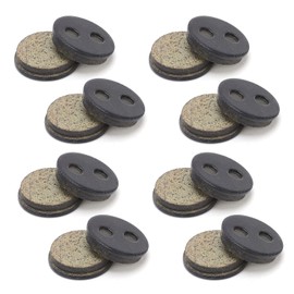 4 Pares de Pastillas de Freno de Disco de Bicicleta, Semimetálicas, Redondas, de Montaña, para Bicicleta Eléctrica, Aceite de Resina Cetona, Kit de Repuesto para Pastillas de Freno de Disco, Accesorio