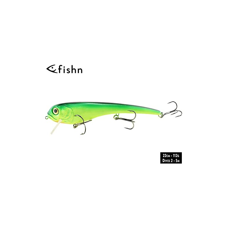 FISHN® Grumpy Father XL Wobbler, 1-5 Metres, 22 cm, 112
