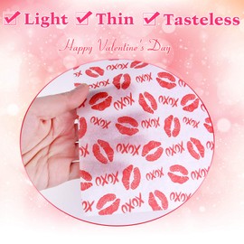 CHRORINE 45 Sheets Valentine Tissue Paper,Red Gift Wrapping Tissue Paper,Sweet Heart Design Gift Wrap Paper, Big Size Gift Wrapping for Valentine,DIY Crafts Wedding Gift Decorations