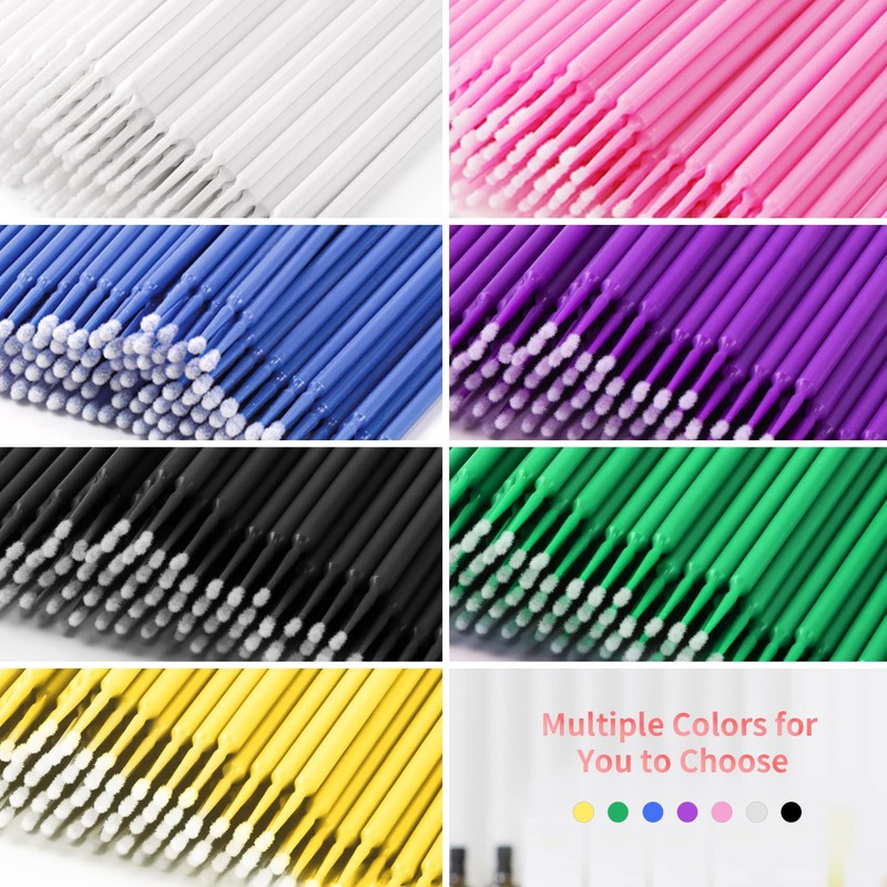 200PCS Disposable Applicator Brushes, Annhua Application Brushes for Makeup, Eyelash