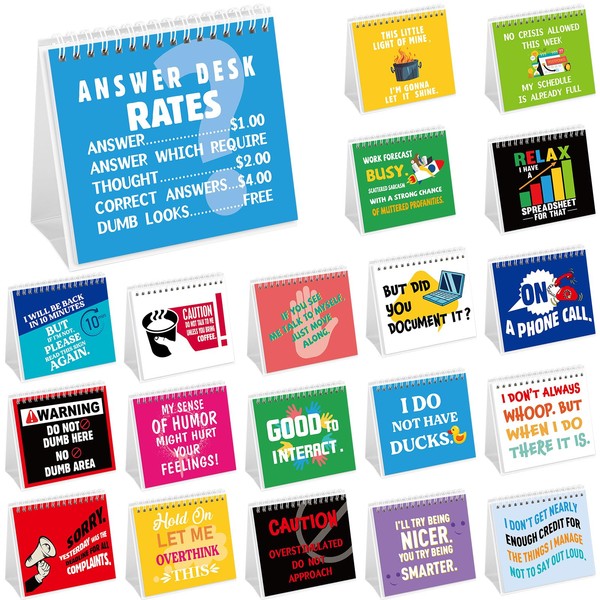 Outus Funny Office Desk Sign Boss Day Gifts Different Fun