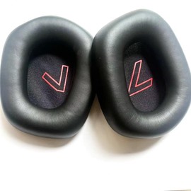 G733 G335 G535 Headband/Ear Pads Earcup Ear Cushion Cover Compatible with G535 Gaming Headset / G335 / G733 Gaming Headphones (Earpads Black Leather)