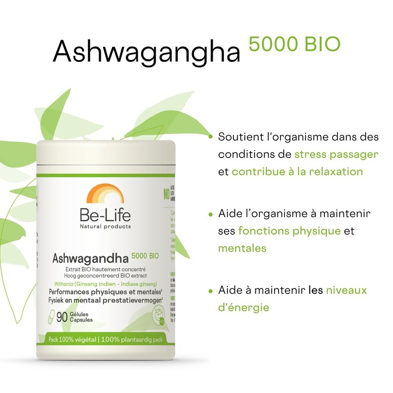 Be-Life Ashwagandha 5000 organic - 90ca
