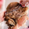 Zoestar Diadema de cristal para novia, accesorio para el pelo