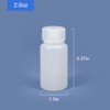 UMETASS Wide Mouth Plastic Bottle Laboratory Test Bottle Sealed Leakproof