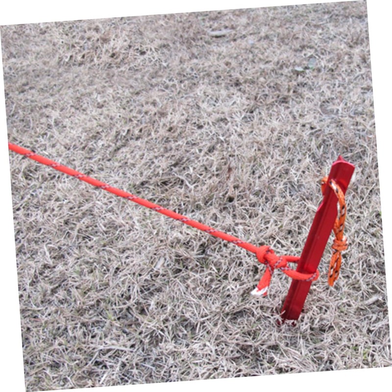 WOONEKY 10pcs Tent Pegs Aluminum V-Shape Stakes Snow Tent Stakes