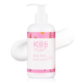 Koji White Kojic Acid & Collagen Body Lotion - Hydrated & Radiant Skin with Arbutin, Deep Moisturizing, Nourishing Care for Smooth & Healthy-Looking Skin – Vegan, 8.45 Fl Oz (1 Bottles)